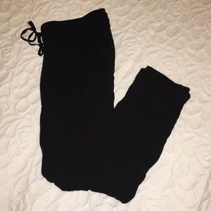 Black relaxed fit joggers